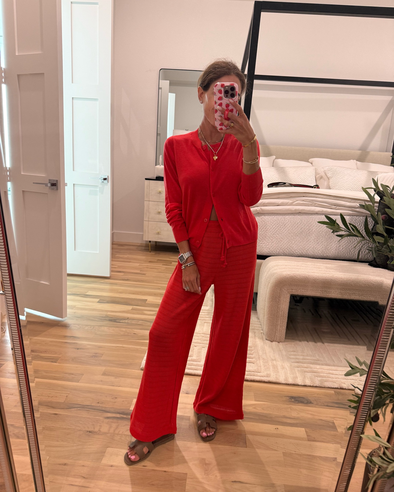 Found these red knit pants on sale and have a matching red cardigan. Wearing size xs in both

#LTKPetite #LTKSaleAlert
