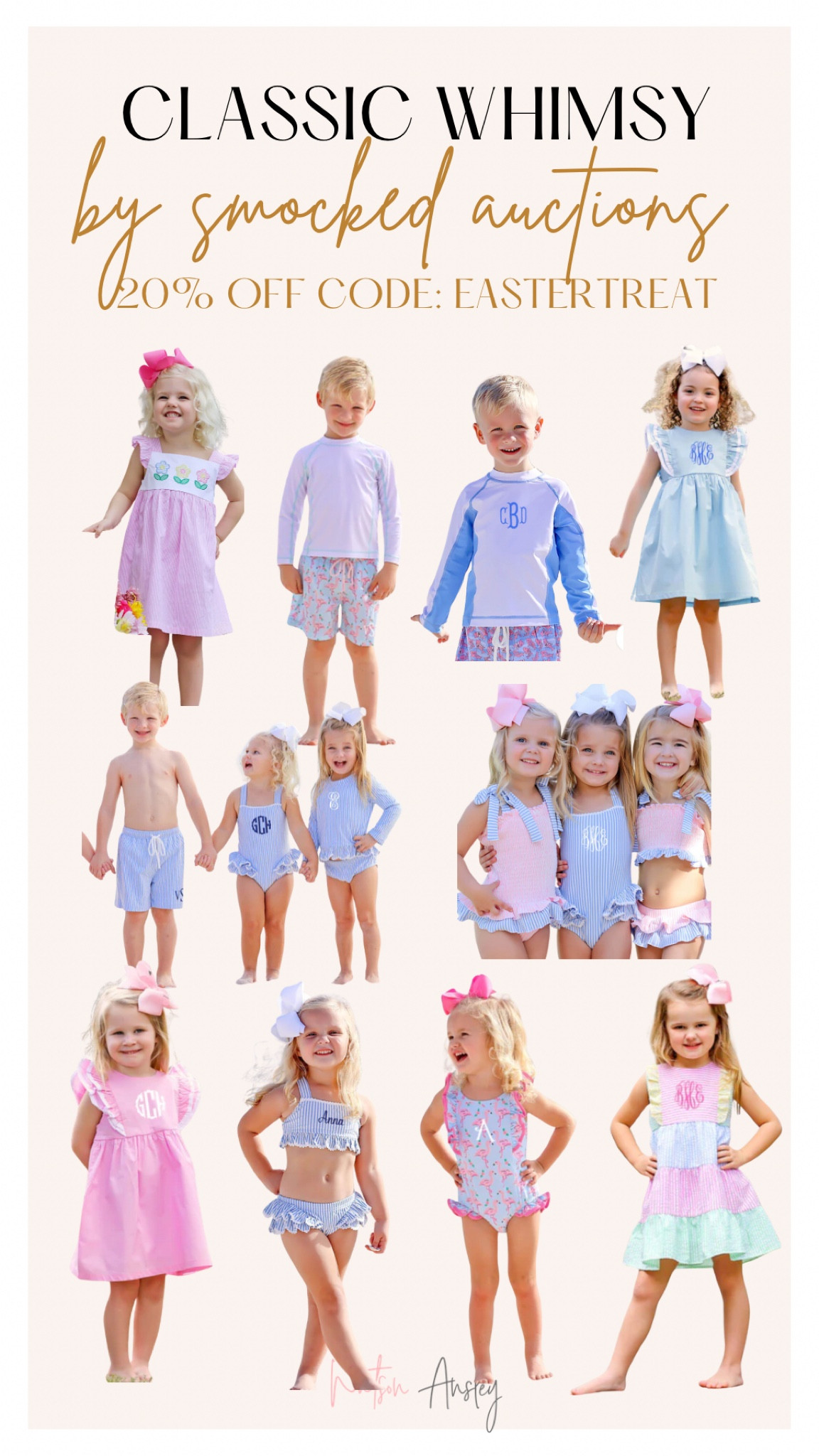 We adore these precious baby & toddler outfits and swim! 

Shop 20% off with code: EASTERTREAT ending today!

Click below to shop!
#salealert

#LTKbaby #LTKkids #LTKswim