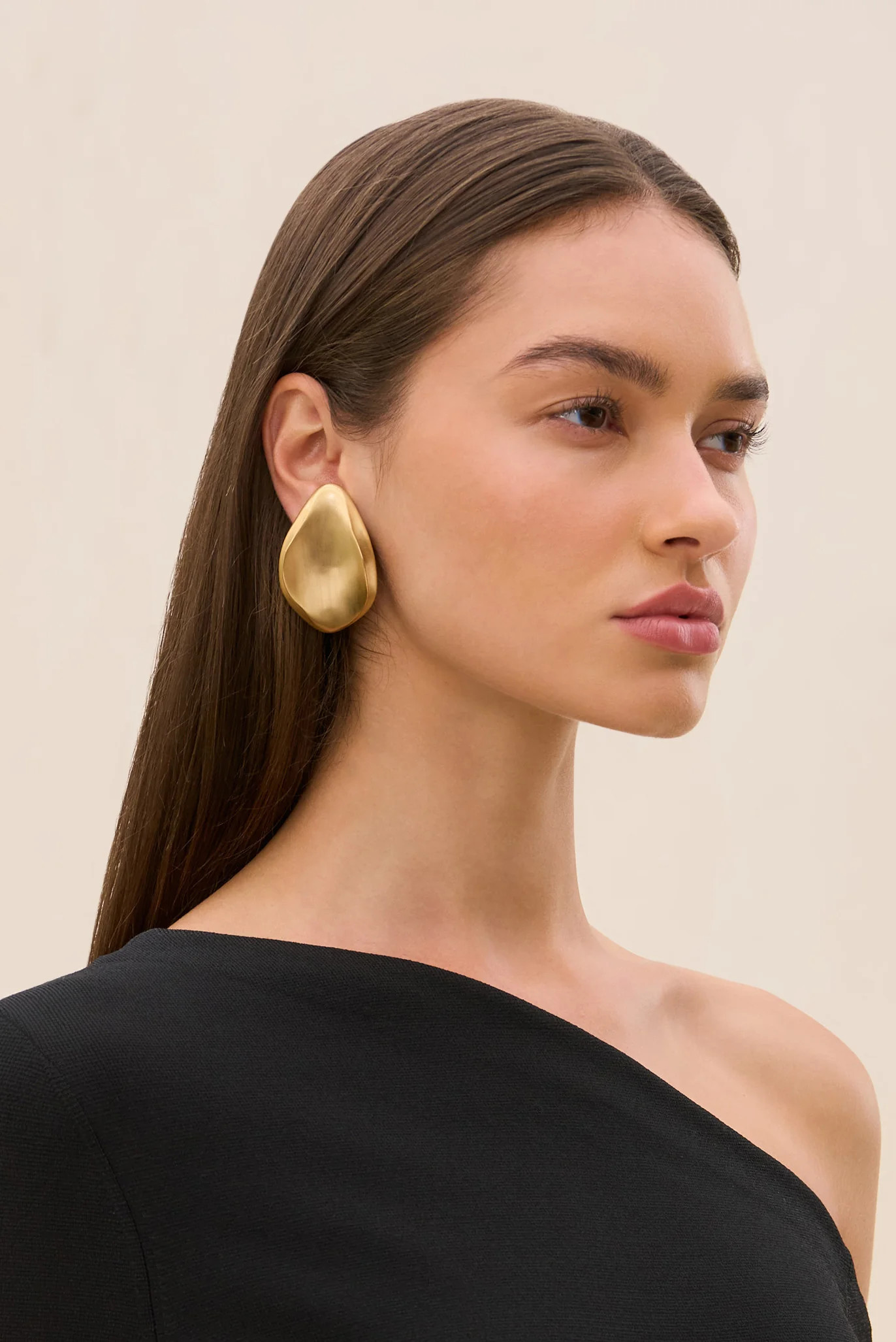 ERIN EARRING - BRUSHED BRASS | Cult Gaia - US