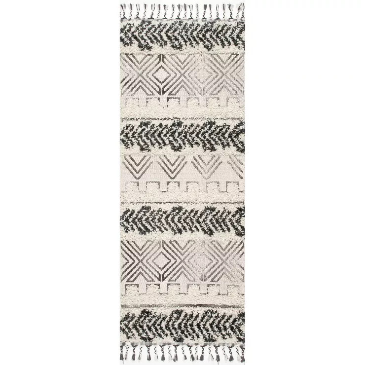 nuLOOM Zuri Shaggy Banded Area Rug | Target