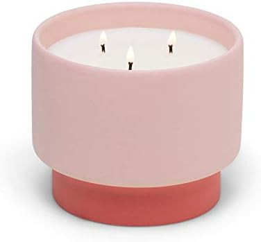 Paddywax Color Block Artisan Hand Poured Scented Candle, 16-Ounce, Pink / Coral - Sparkling Grape... | Amazon (US)