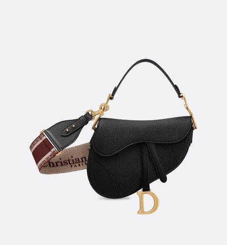 Saddle Bag Black Grained Calfskin - Bags - Women's Fashion | DIOR | Dior Beauty (US)