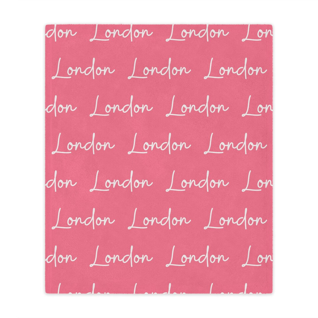 Blanket Personalized Name Pattern Blanket - Etsy | Etsy (US)