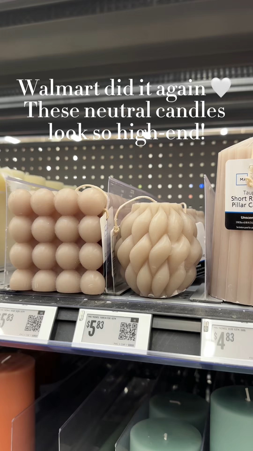 If your home decor vibe is cozy and neutral, you need to check out these trending candles from Walmart! They look high-end but are super affordable, the perfect touch for any room. Run before they sell out! #walmartfinds #neutralhome #candles

#LTKHome #LTKStyleTip #LTKGiftGuide