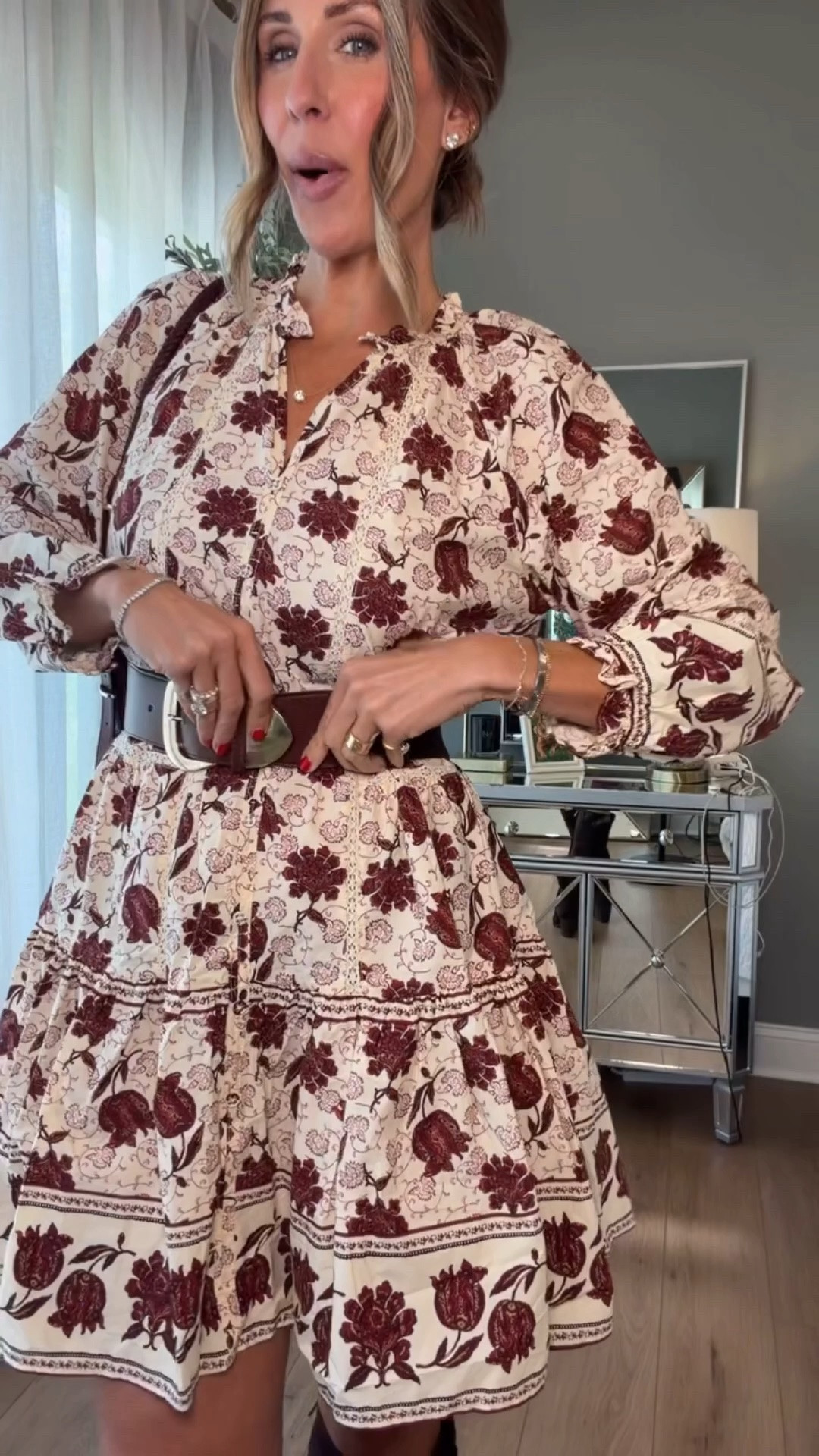 Dress runs TTS wearing M

#LTKootd #LTKOver40 #LTKgrwm