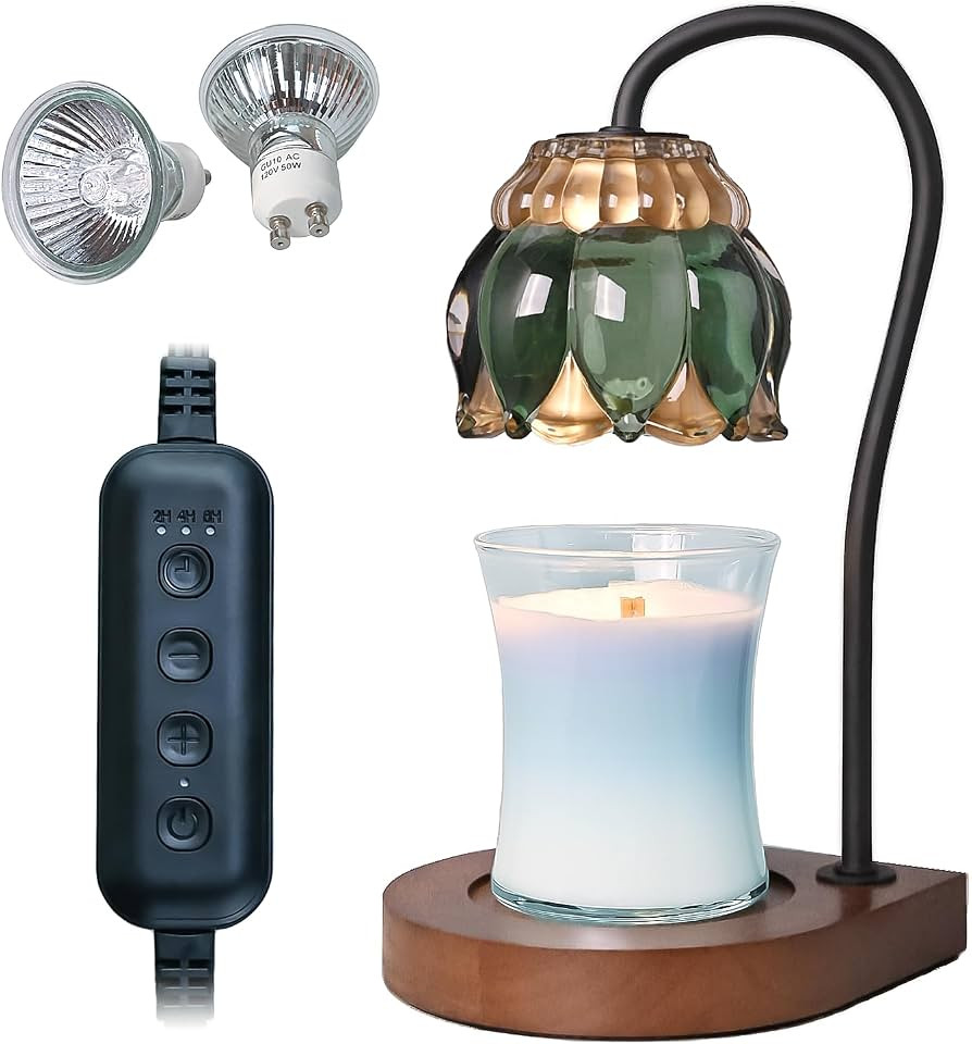 Amazon.com: PPZHAVG Candle Warmer Lamp - Electric Candle Lamps Timer Adjustable Height, Compatibl... | Amazon (US)