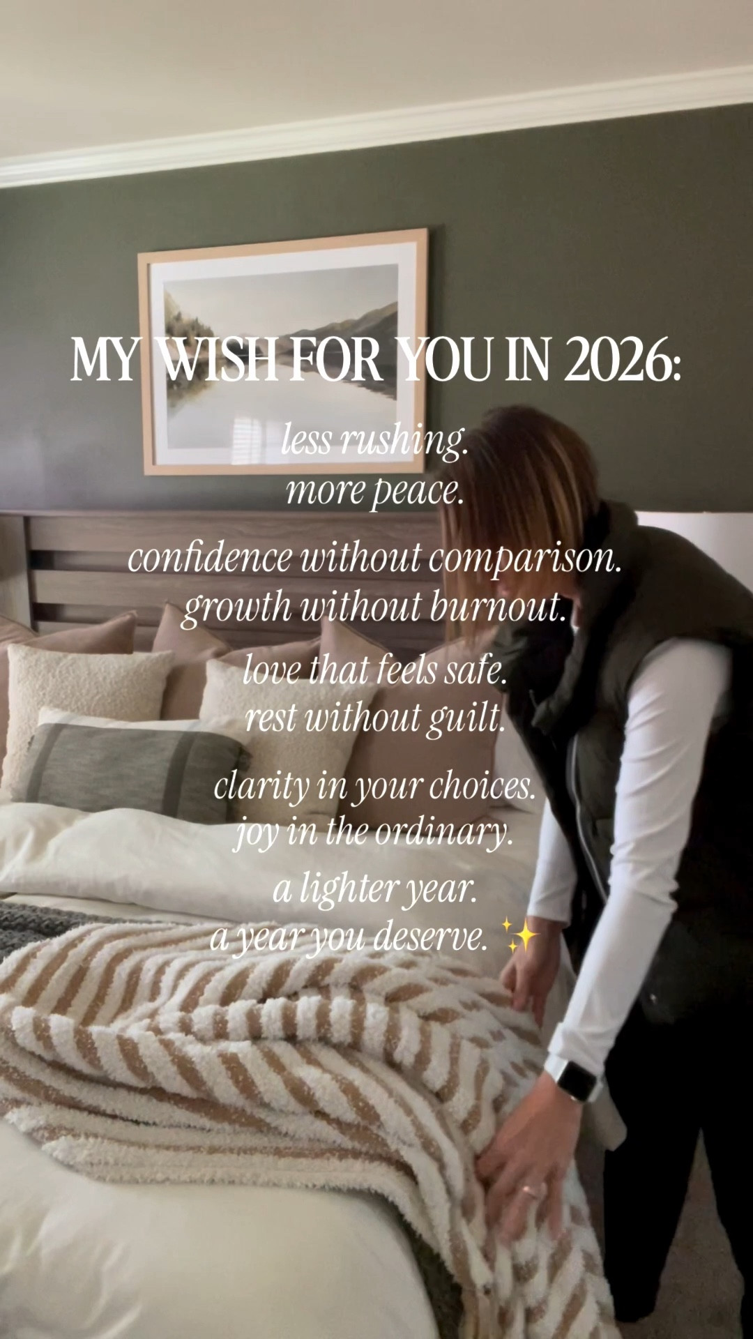 ✨MY WISH FOR YOU IN 2026✨

I’m definitely trying to align my mentality this year with all of these things—staying true to myself and trusting what feels right. Thank you all for being here and looking forward to all the things in 2026 🥂🫶🏻
.
.
.
.
.
#newyears #newyearsresolution #mindset #goalsetter #manifesting

#LTKHome