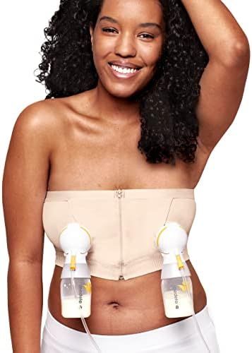 Medela Hands Free Pumping Bustier | Easy Expressing Pumping Bra with Adaptive Stretch for Perfect... | Amazon (CA)
