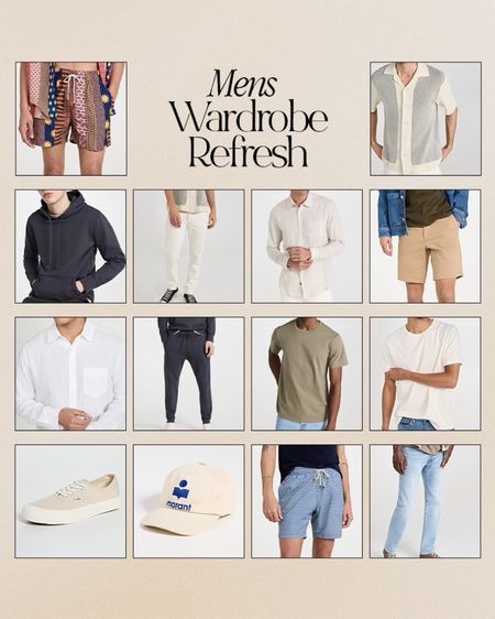 Men’s wardrobe refresh 👏🏼