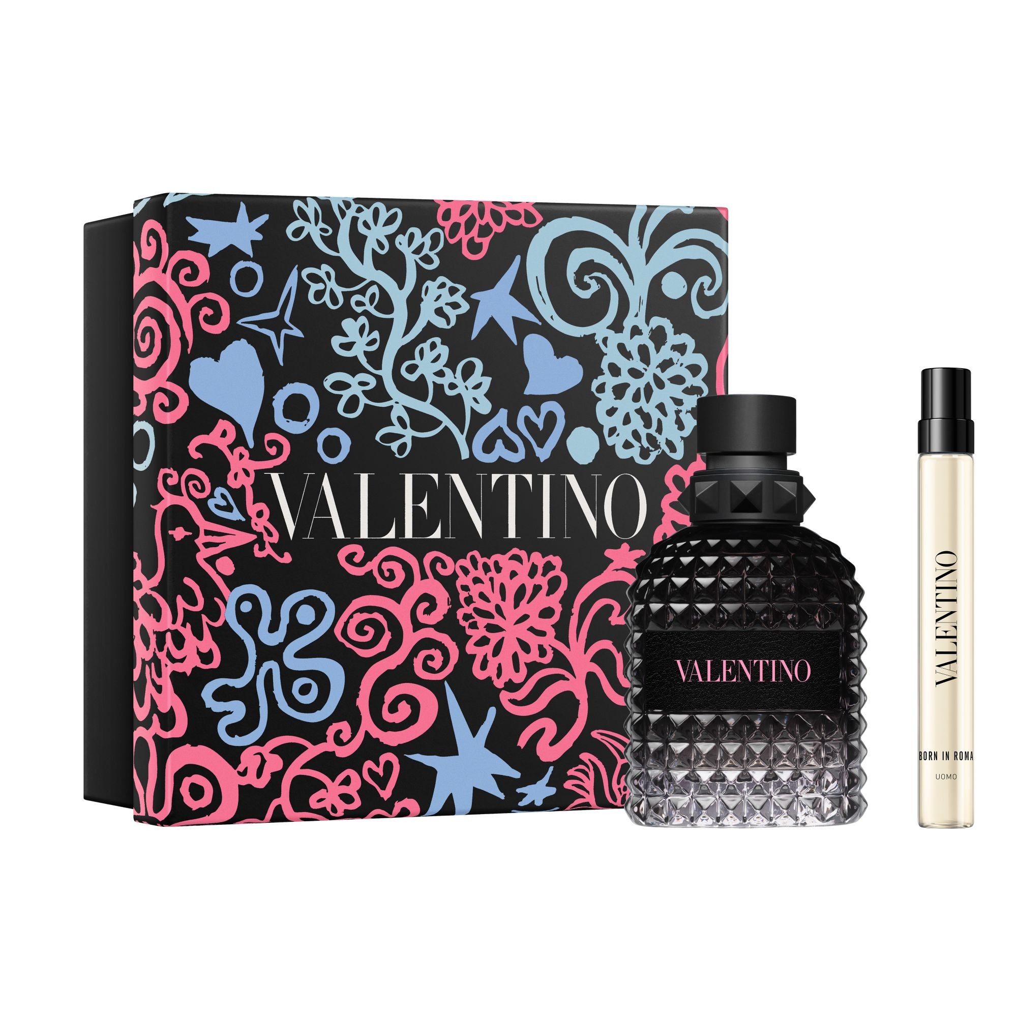 Valentino Beauty Born In Roma Uomo Eau De Toilette Gift Set | Men's Cologne | Valentino Beauty