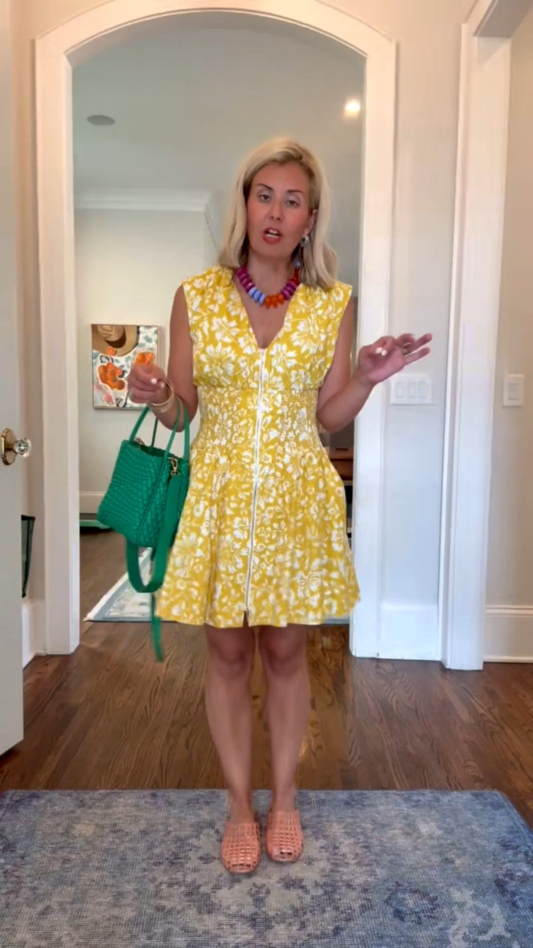 Say yes to the dress! Absolutely love this dress and the fit. Adding pops of color for the perfect look. I’m wearing a small dress and 8 shoe tts.

#LTKOver40 #LTKSeasonal #LTKmomlife
