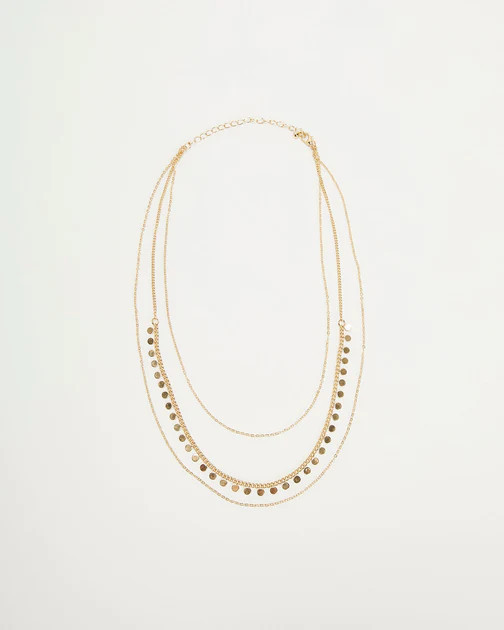 Jett Layered Disc Necklace - Gold | VICI