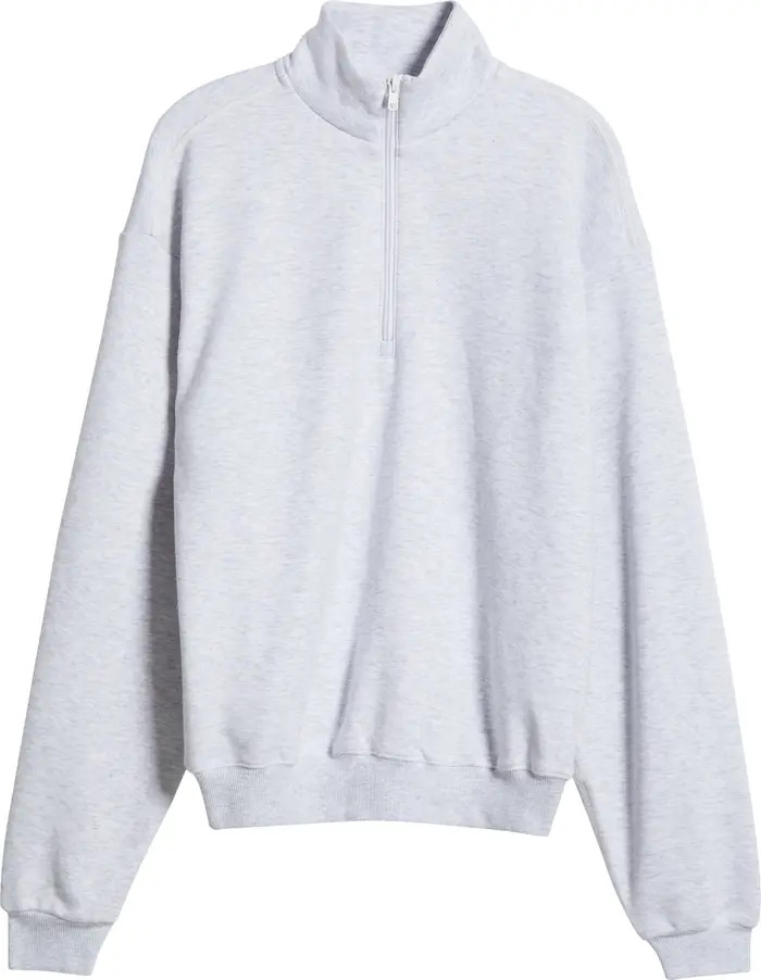 Cotton Blend Fleece Half Zip Sweatshirt | Nordstrom