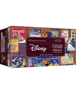 Trefl Prime 13500 Piece Puzzle - The Golden Age of Disney - Macy's | Macy's