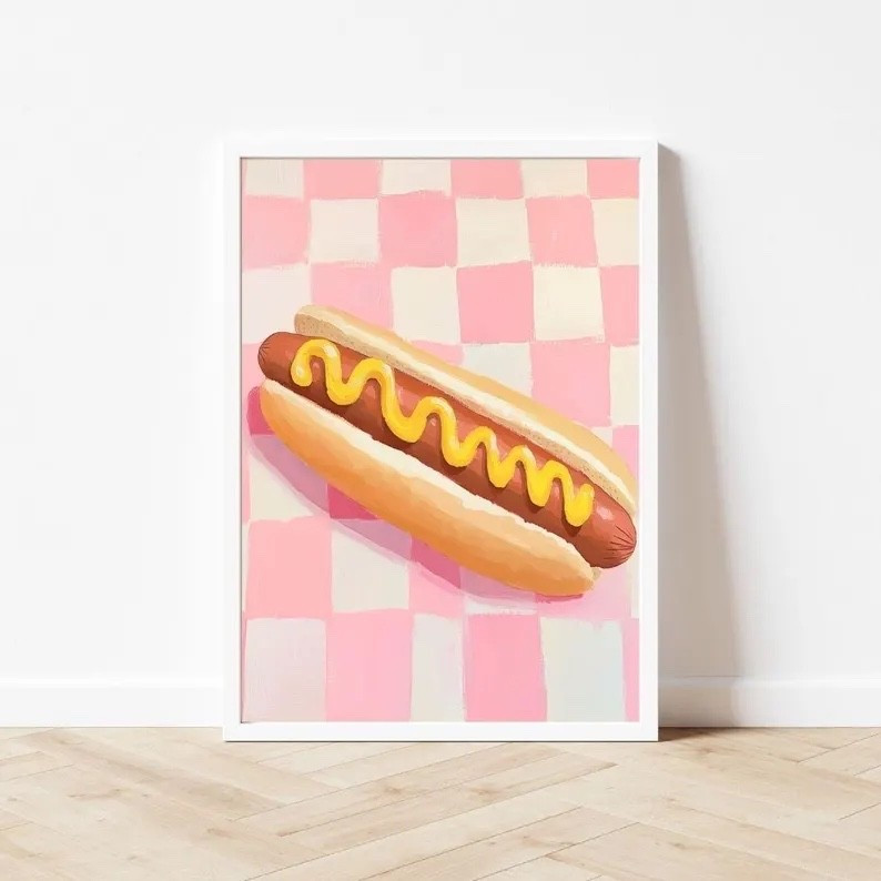 Etsy Summer Hot Dog print #summer #fourthofjuly

#LTKSeasonal #LTKFindsUnder50 #LTKHome