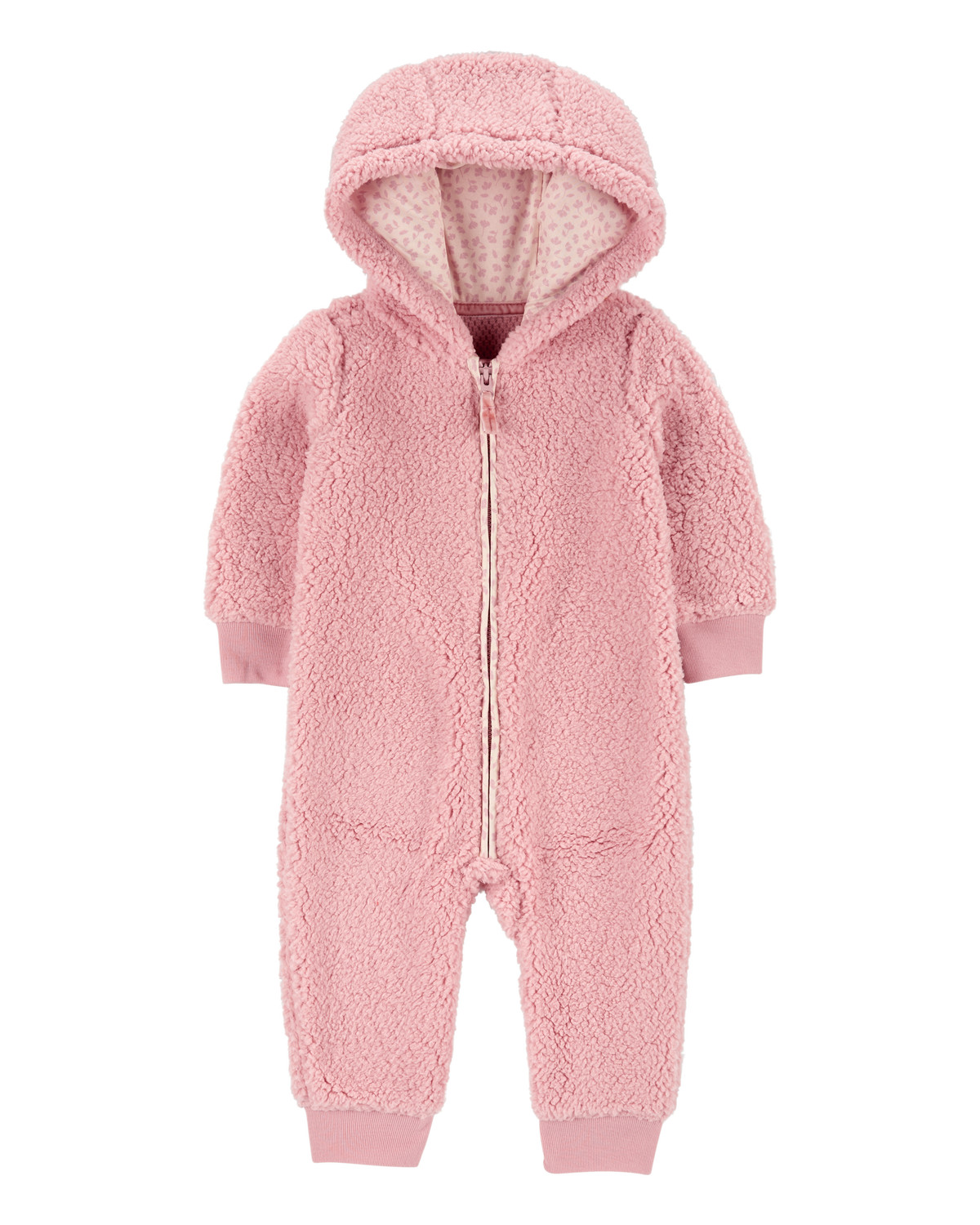 Baby Hooded Fleece Jumpsuit | Carter's Inc