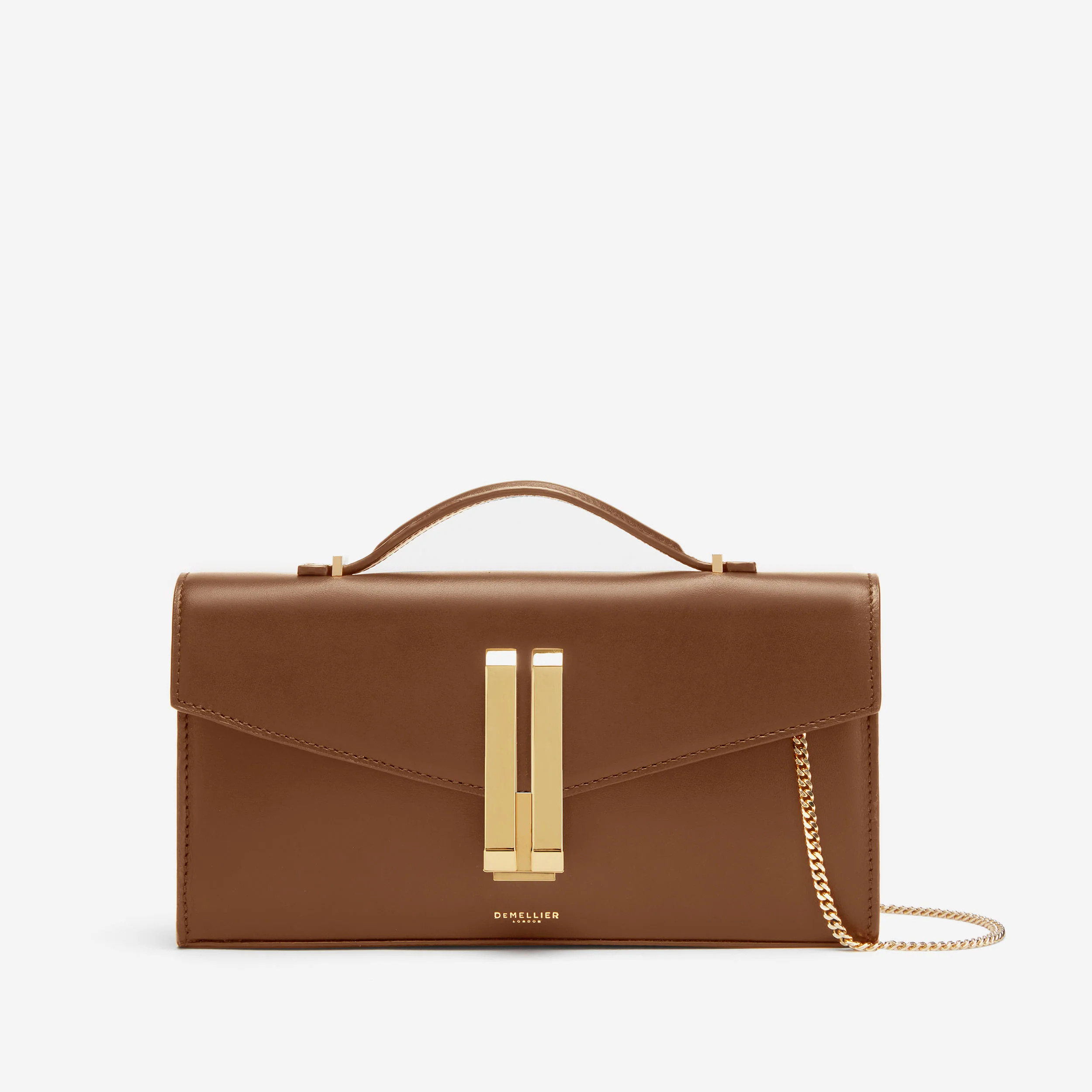 The Vancouver Clutch | Tan Smooth | DeMellier | DeMellier