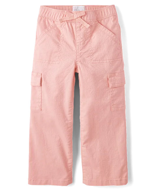 Baby And Toddler Girls Baggy Cargo Pants - pink | The Children's Place