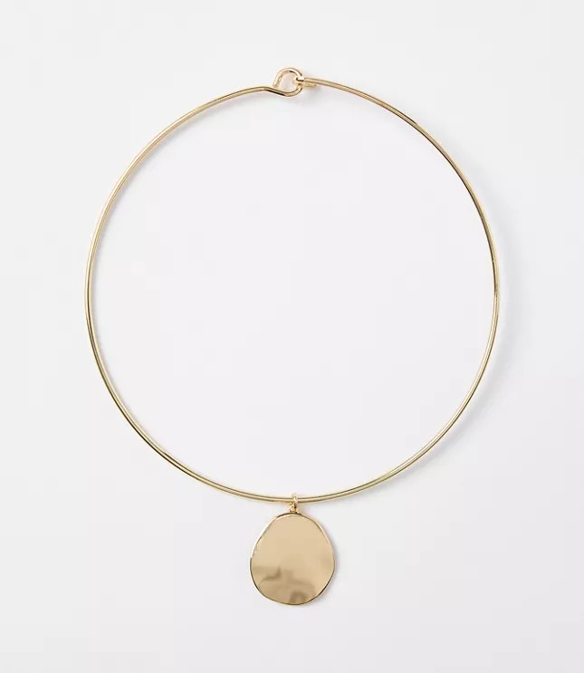 Molded Coin Necklace | LOFT