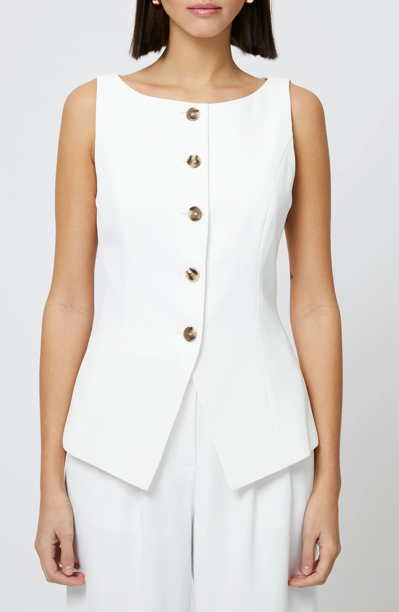 French Connection Harrie Button-Up Vest | Nordstrom | Nordstrom