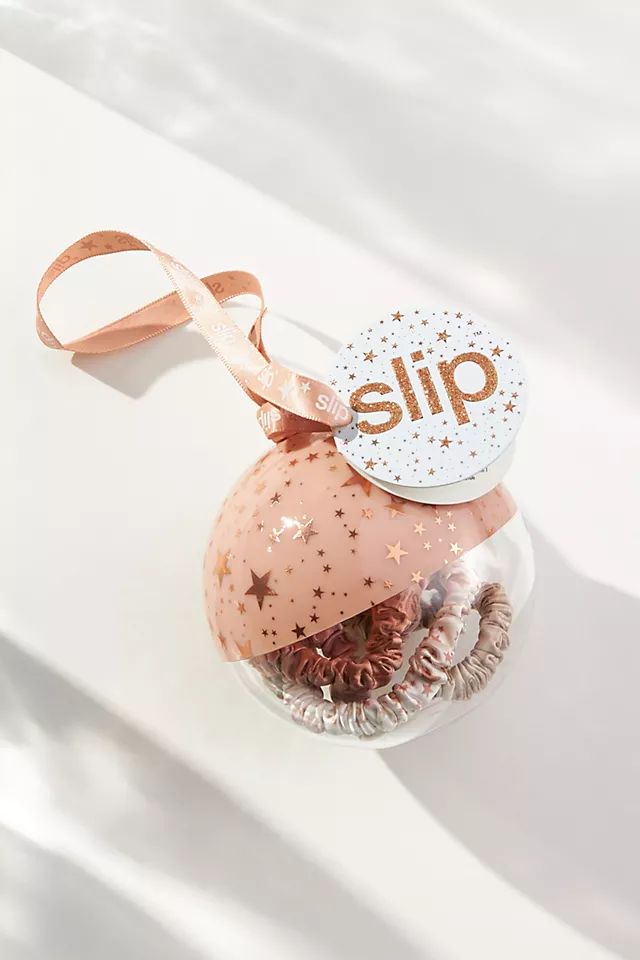 Slip Silk Scrunchie Holiday Ornament | Anthropologie (US)