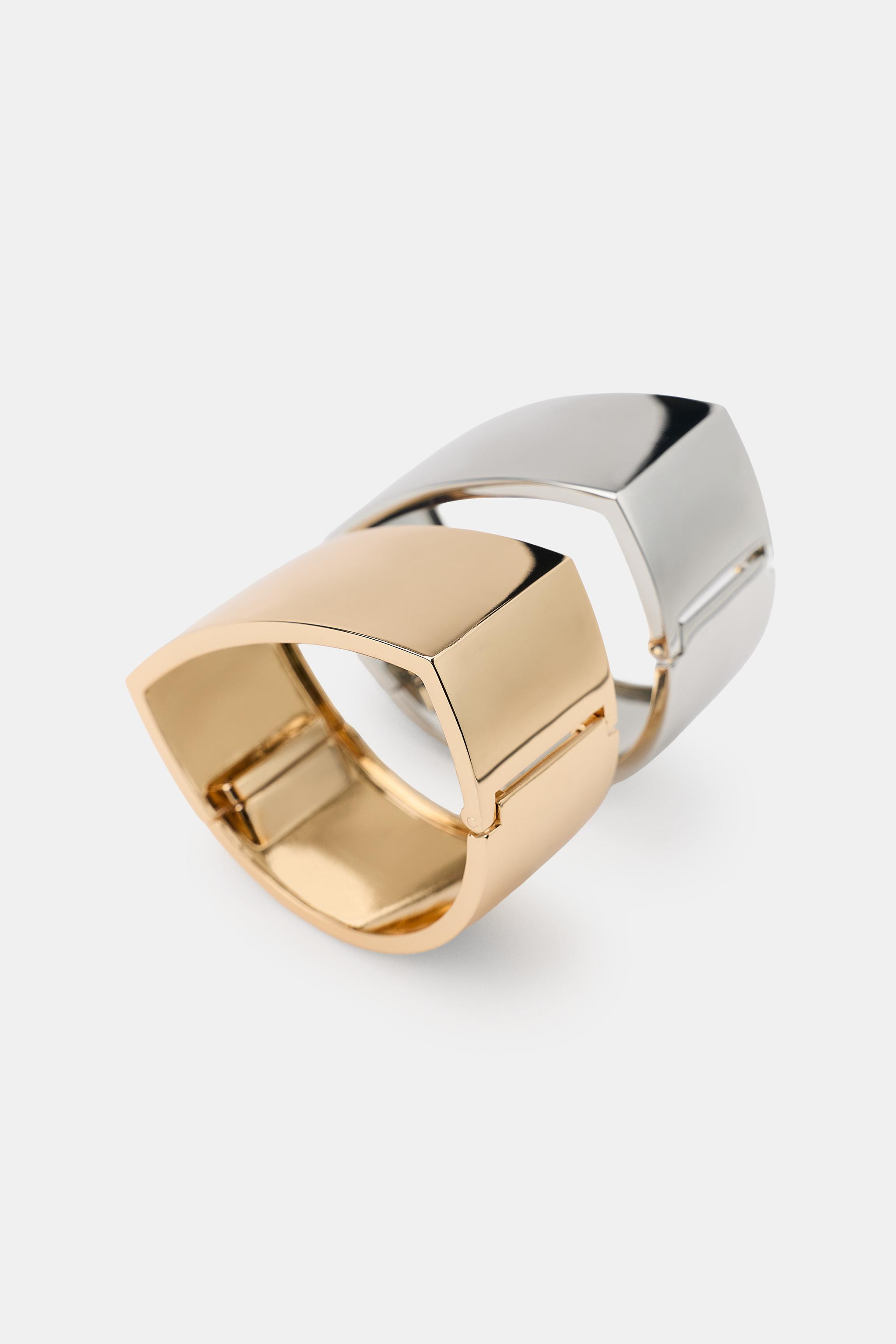 2-PACK METAL BRACELETS | Zara US