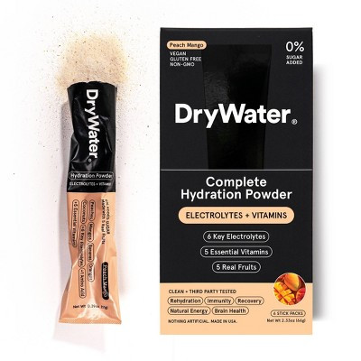 DryWater Peach & Mango - 6ct | Target