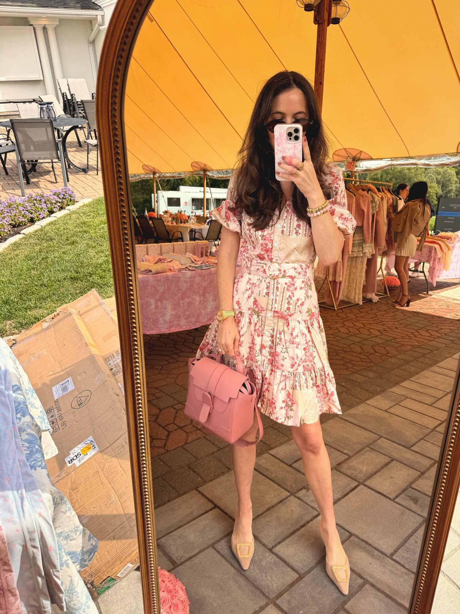 Fall floral dress, runs true to size. Wearing XS  

#LTKSeasonal #LTKFindsUnder100