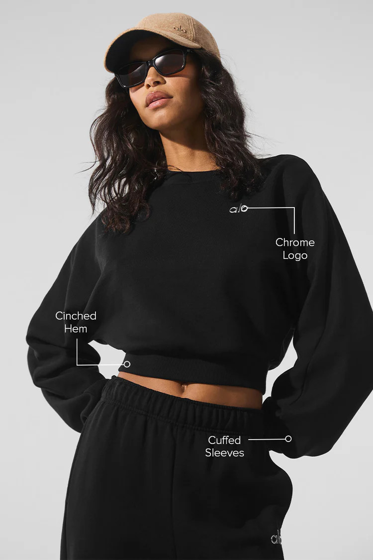 Cropped Accolade Crewneck | Alo Yoga (US)