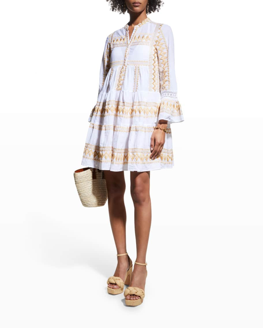 PQ Swim Hazel Embroidered Tunic Coverup | Neiman Marcus