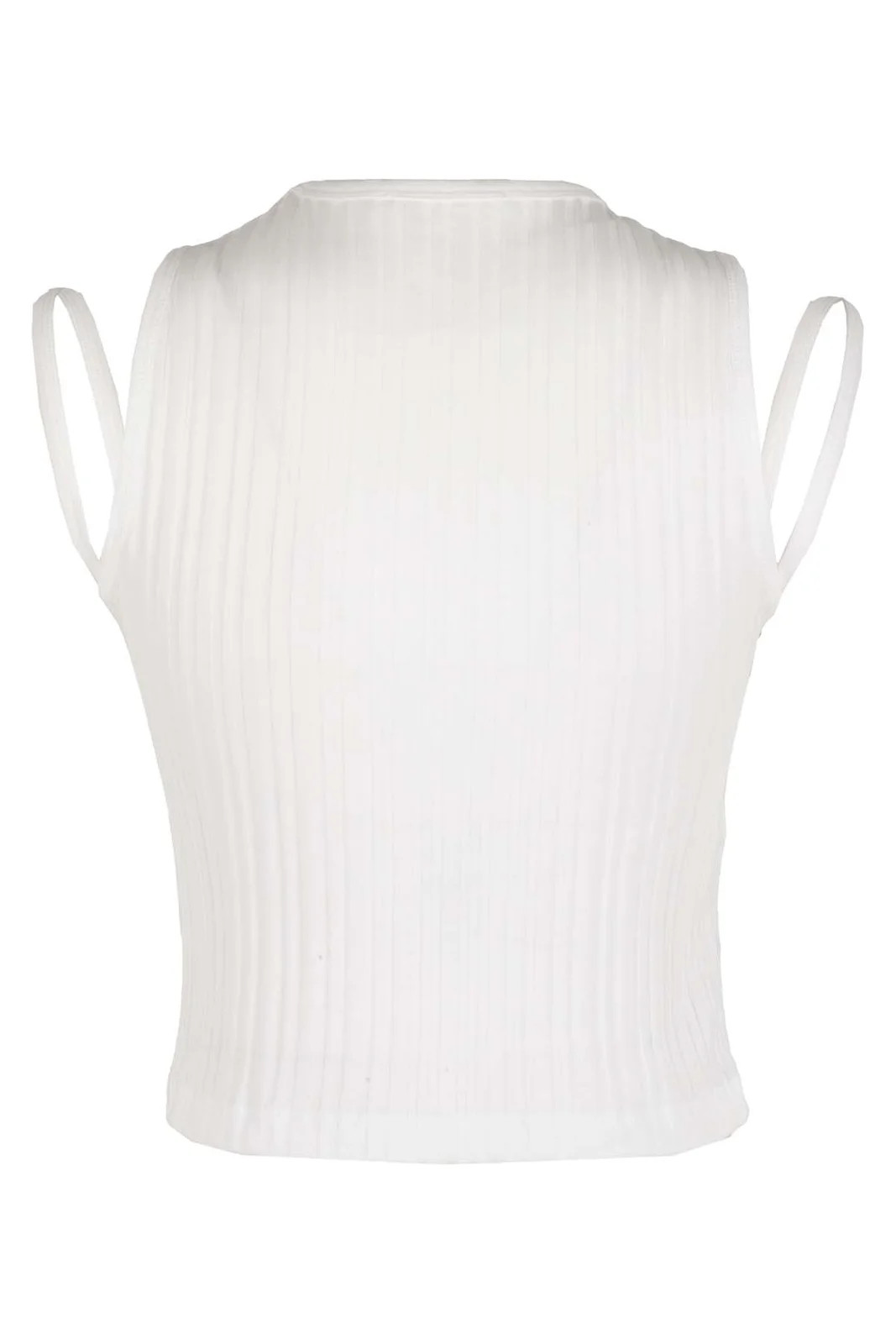 Helmut Lang Cropped Strap Tank Top | Cettire Global