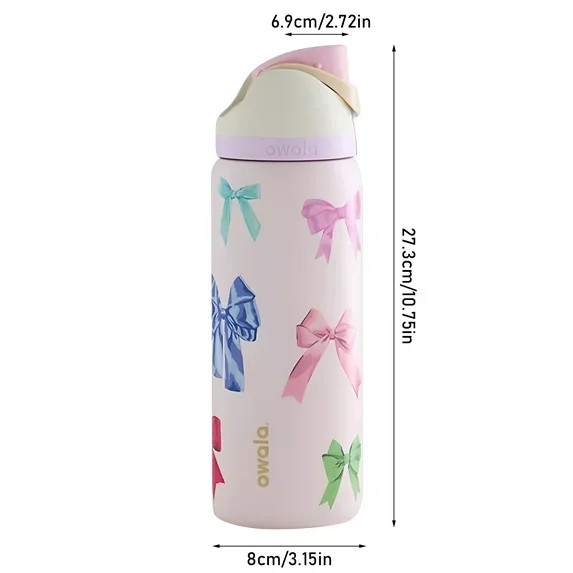 Color Pattern Series 32 oz Straw Insulated Double Drinking Stainless Steel Cup | Gift for Family ... | Walmart (US)