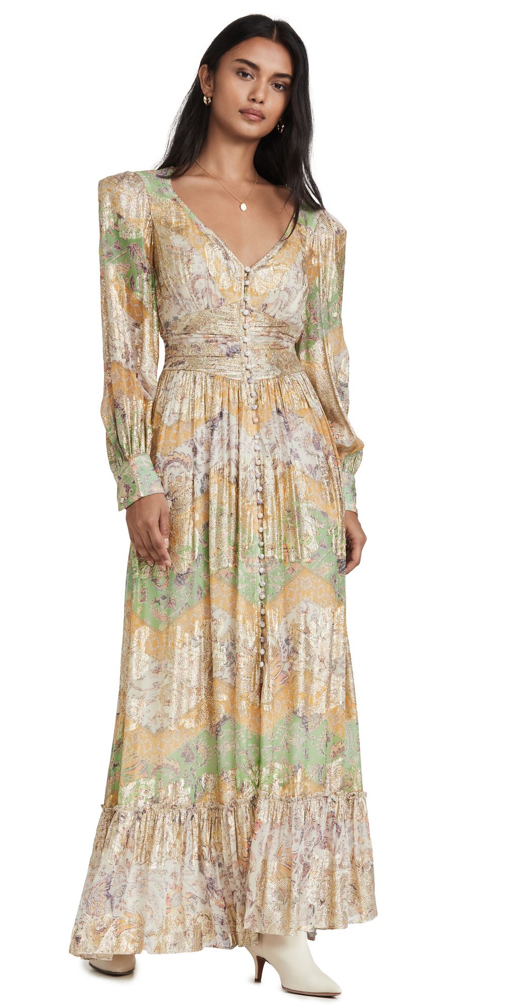 Hemant and Nandita Ruched Long Dress | Shopbop