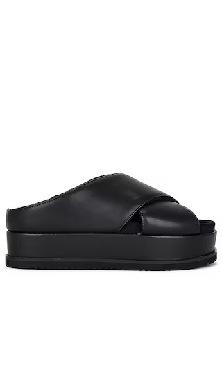 Cross Stack Platform Slide in Black | Revolve Clothing (Global)