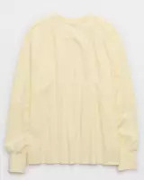 OFFLINE By Aerie Pique Long Sleeve T-Shirt | American Eagle Outfitters (US & CA)