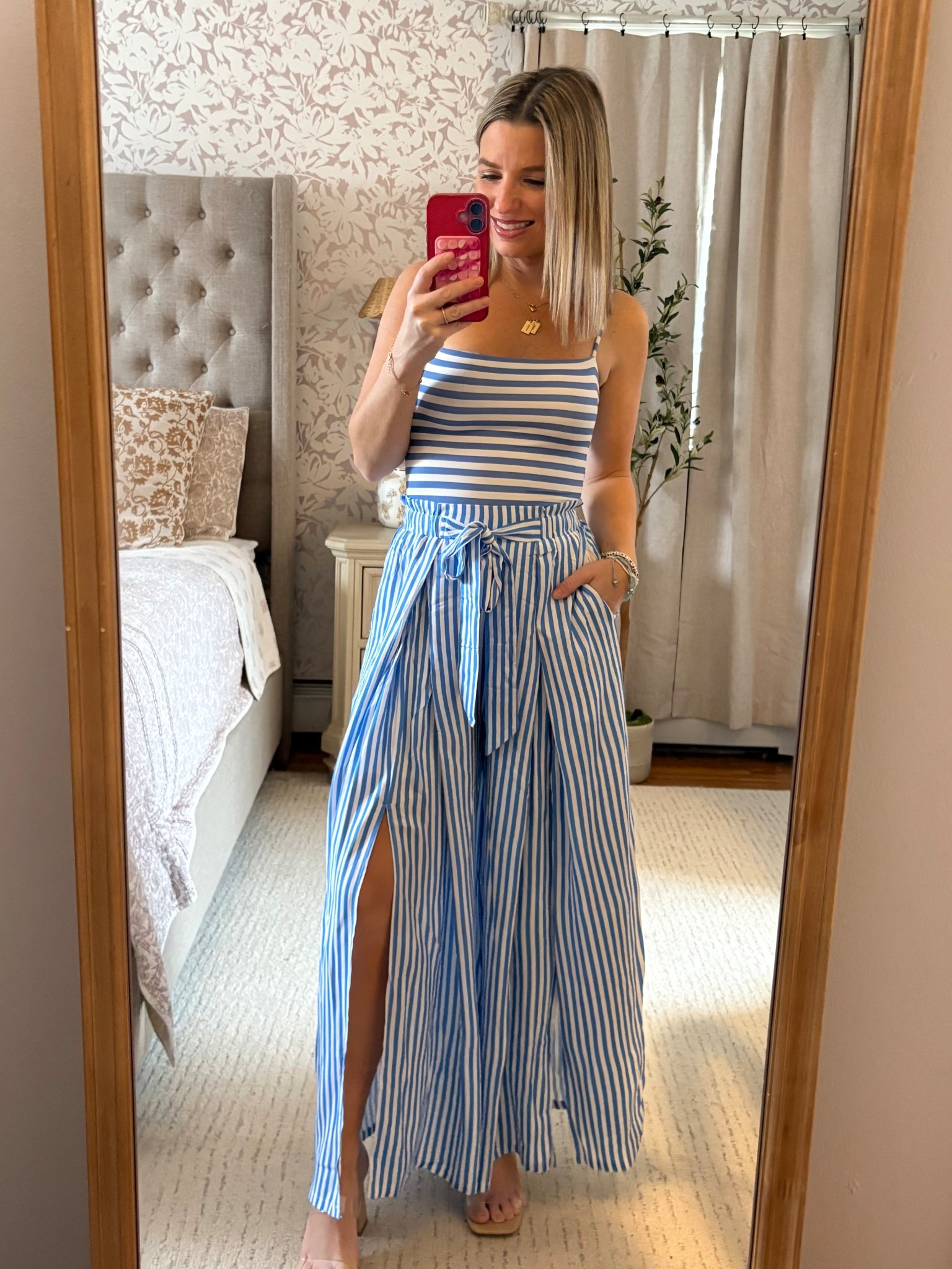 Palazzo pants!!! Love!! They fit well, I am 5’1! Elastic waist. Fun spring color. 

#LTKSaleAlert #LTKPetite #LTKootd