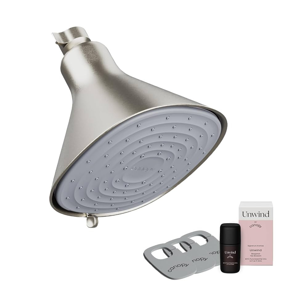 Canopy Filtered Shower Head - High Pressure Shower Head Filter for Hard Water - Shower Filter To ... | Amazon (US)