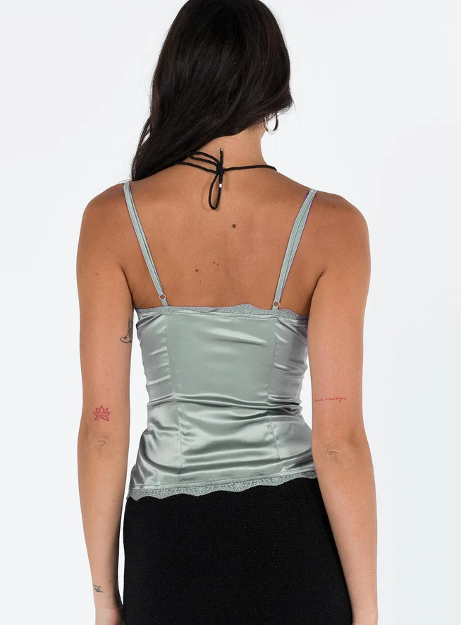 Juliana Top Green | Princess Polly US