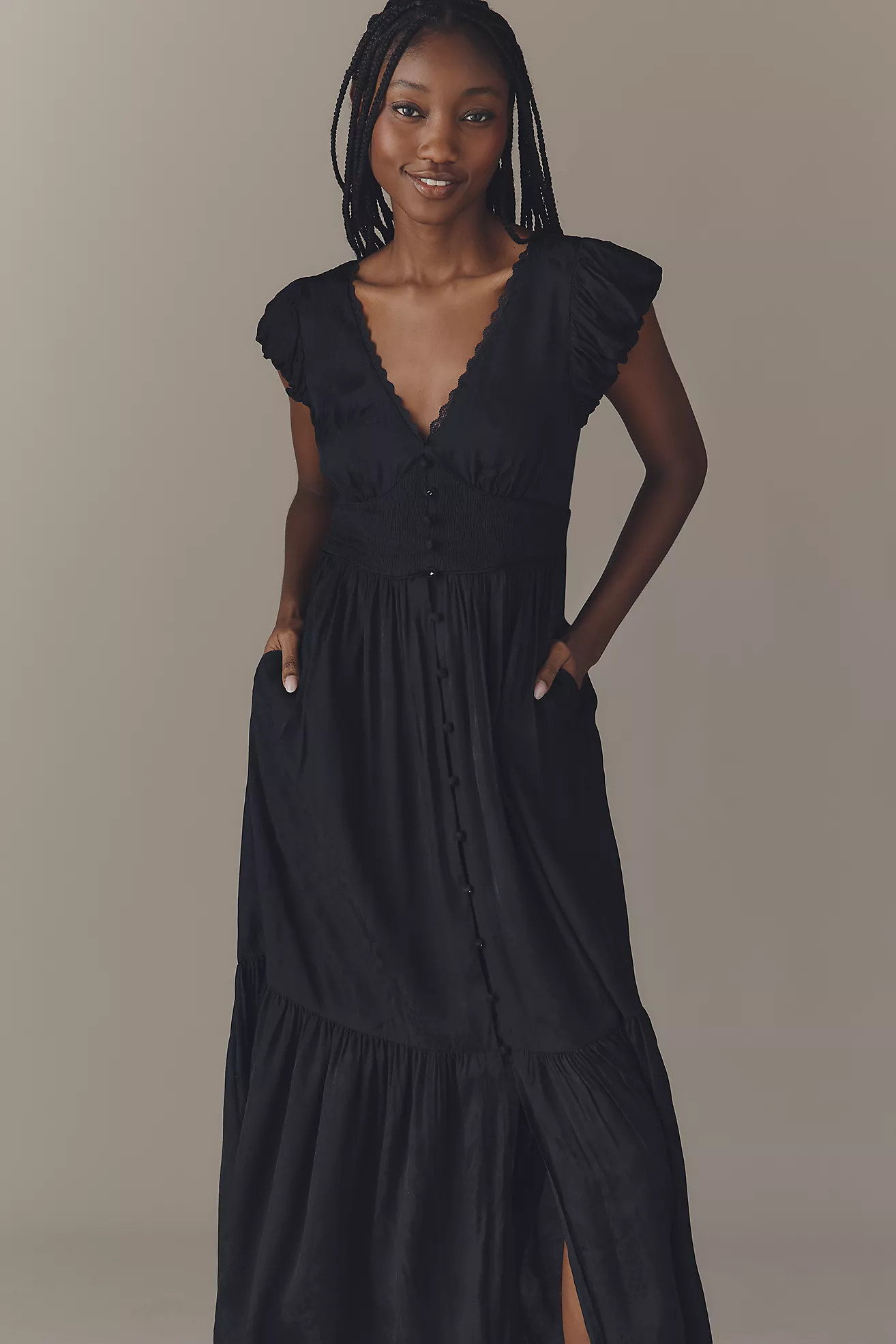 Peregrine Silken Midi Dress | Anthropologie (US)