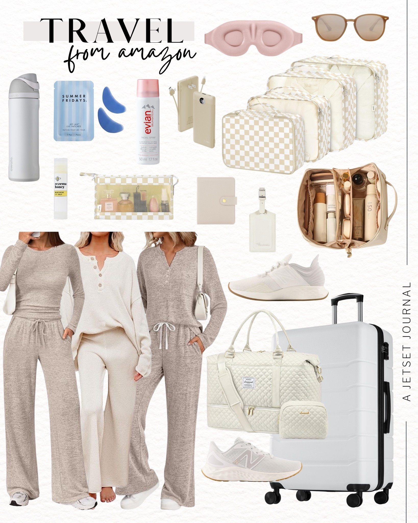 Love these new travel finds! They're so handy and perfect to have for your next trip!
matching lounge sets, carry on luggage, packing cubes, new balance sneakers, owala water bottle, spring vacation,spring travel, travel picks, winter to spring outfit, travel must have, packing tips, travel hack, amazon favorite, affordable finds

#LTKSeasonal #LTKootd #LTKU