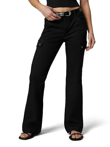 Joe's Jeans Women's The Frankie Cargo Bootcut Petite, Black, 25 | Amazon (US)