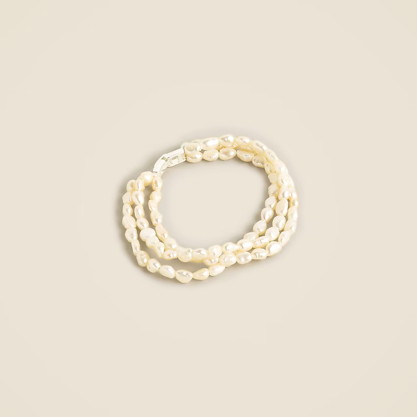 Freshwater pearl layered bracelet | J. Crew US