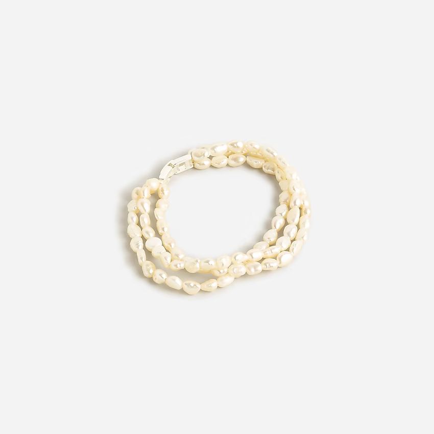 Freshwater pearl layered bracelet | J.Crew US