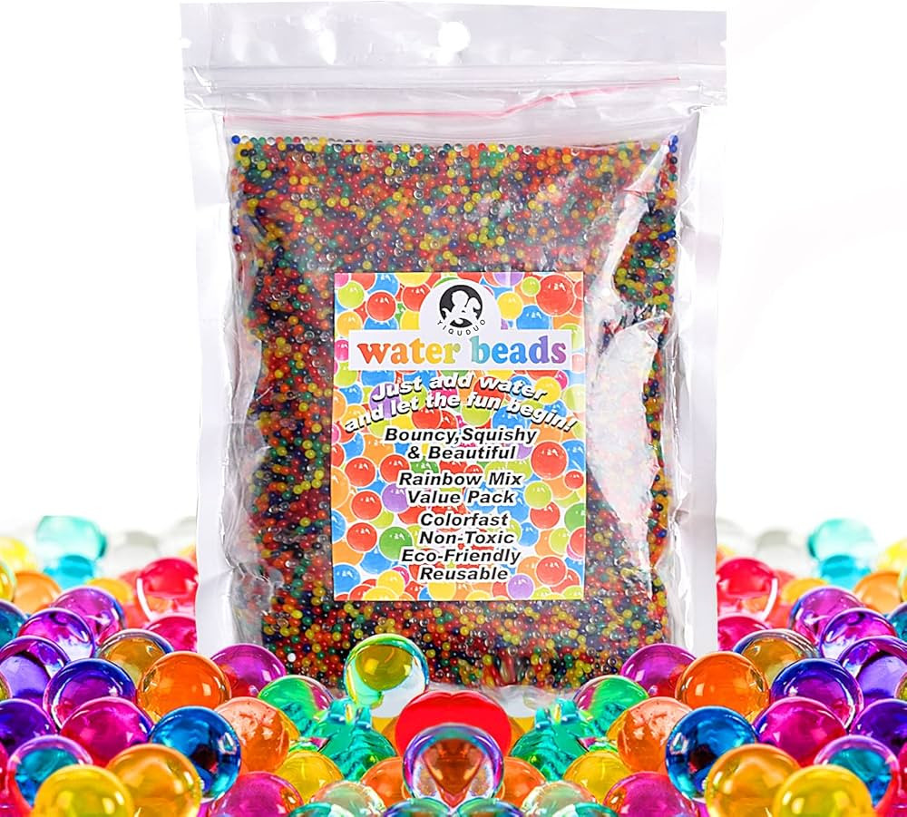 80,000PCS Water Beads for Kids Non Toxic, Rainbow Mix Jelly Water Gel Beads for Sensory Play, Spa... | Amazon (US)