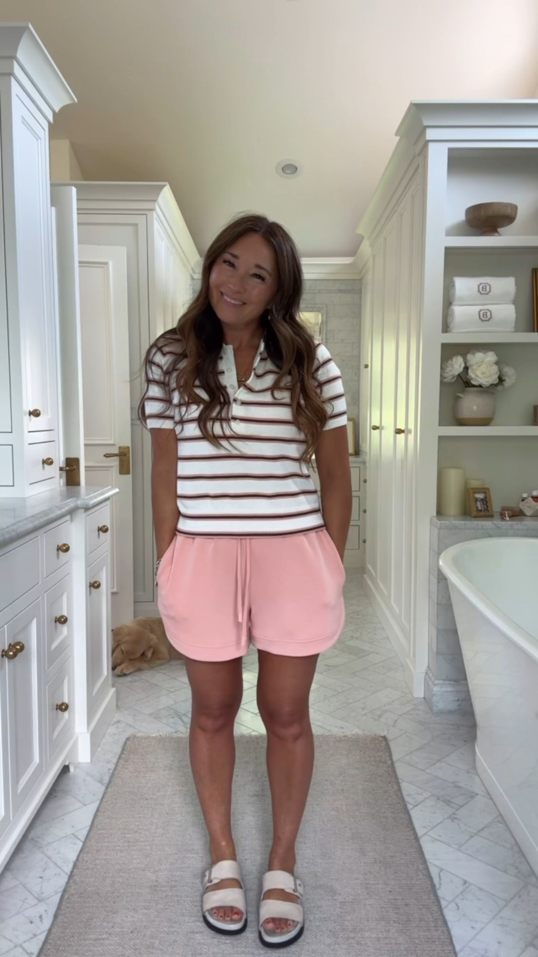 Varley Summer mix & match pieces for everyday! 

Nothing is better than their double soft material. Feels like butter 🙌🏼

Wearing size small in everything 
25” length in pants 

#LTKActive #LTKStyleTip #LTKOver40