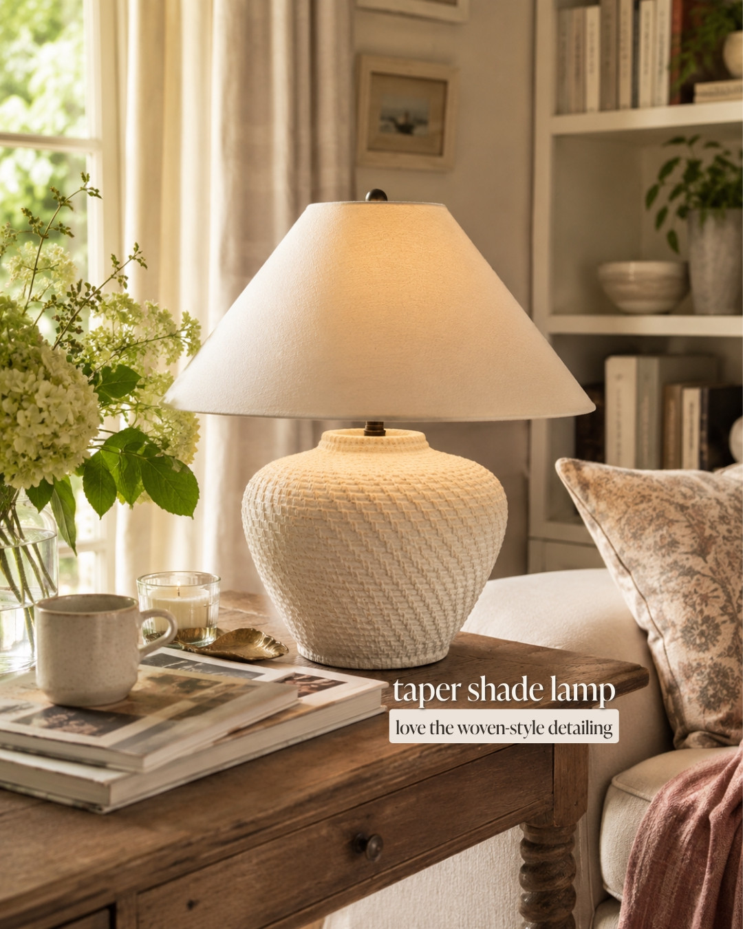 The Teagan ceramic table lamp from Pottery Barn is the lighting piece our Nancy Meyers living room design was built around. That sculptural ceramic base + warm light = instant golden-hour-all-the-time energy! 

 #LTKHome