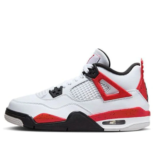 (GS) Air Jordan 4 Retro 'Red Cement' 408452-161 | KICKS CREW