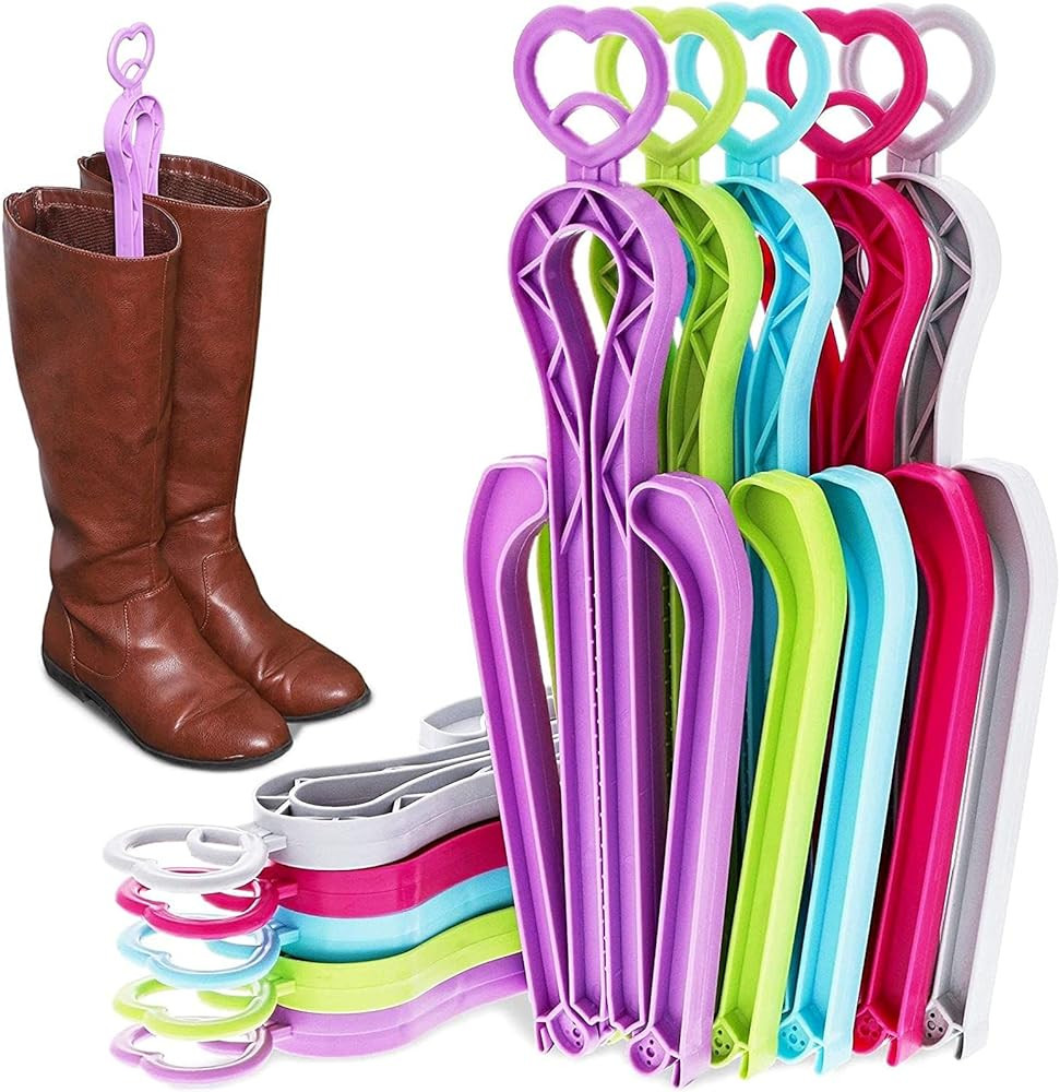 Juvale 10 Pack Boot Shapers for Tall Boots - Folding Boot Trees, Support Stands, Stand Up Inserts... | Amazon (US)