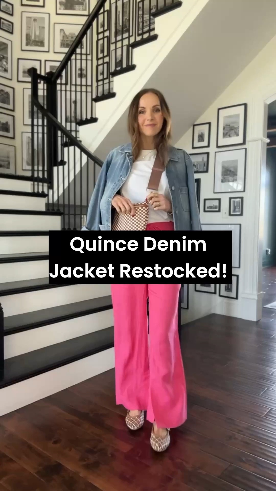 My favorite denim jacket is finally restocked! Free shipping! @Quince 
@athleta linen pants are still on sale and so is my @amazon cross body 

#LTKootd #LTKgrwm