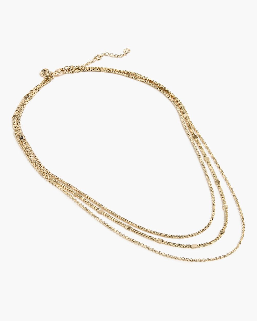 Mixed-chain layering necklace | J.Crew Factory